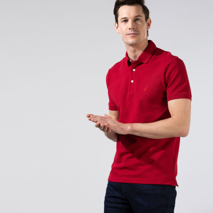 Nautica Erkek Kırmızı Slim Fit Kısa Kollu Polo Nautica Erkek Kırmızı Slim Fit Kısa Kollu Polo