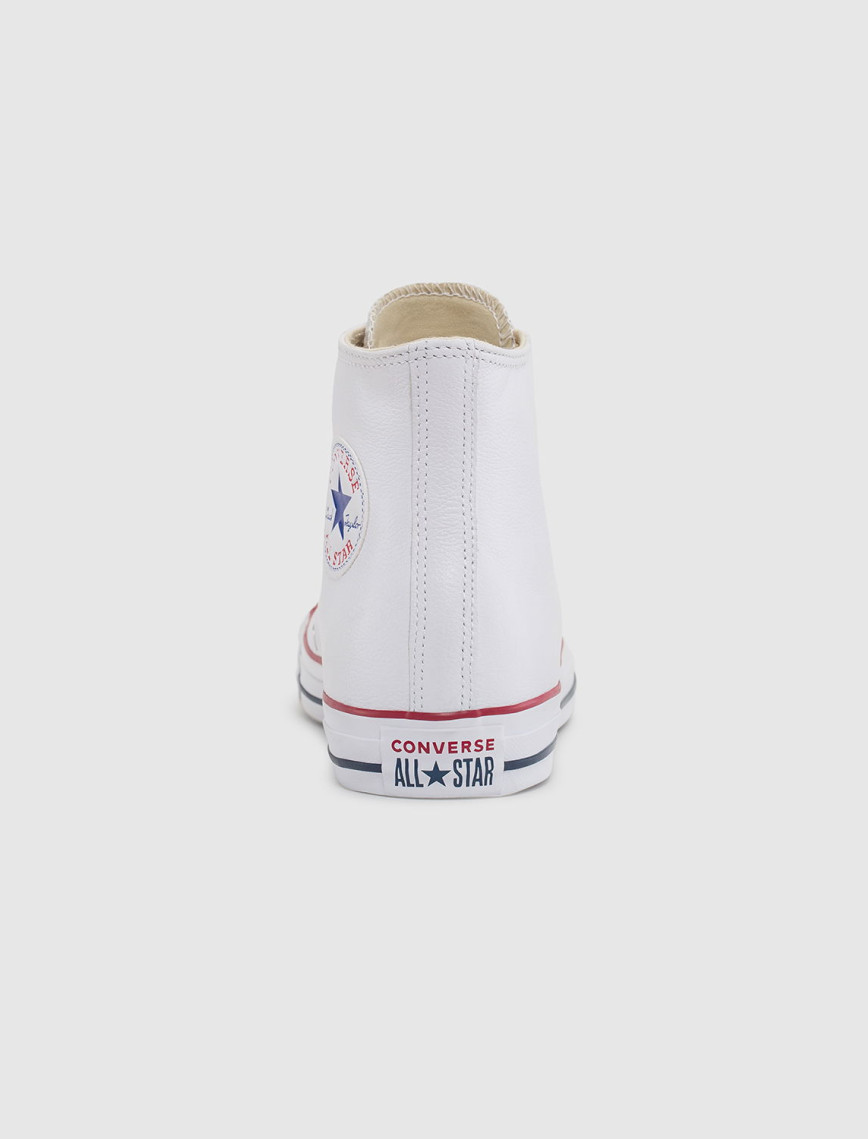 Converse Chuck Taylor All Star Hi Deri Unisex Beyaz Sneaker Converse Chuck Taylor All Star Hi Deri Unisex Beyaz Sneaker