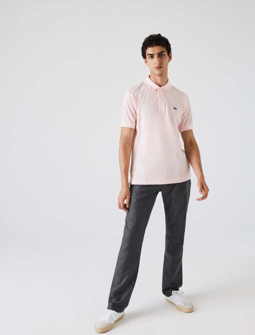 Lacoste L1212 Erkek Pembe Polo Lacoste L1212 Erkek Pembe Polo