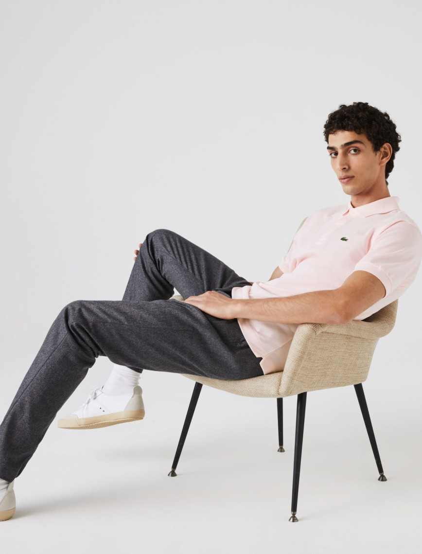 Lacoste L1212 Erkek Pembe Polo Lacoste L1212 Erkek Pembe Polo