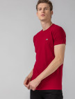 Lacoste Erkek Slim Fit Bisiklet Yaka Bordo T-Shirt Lacoste Erkek Slim Fit Bisiklet Yaka Bordo T-Shirt