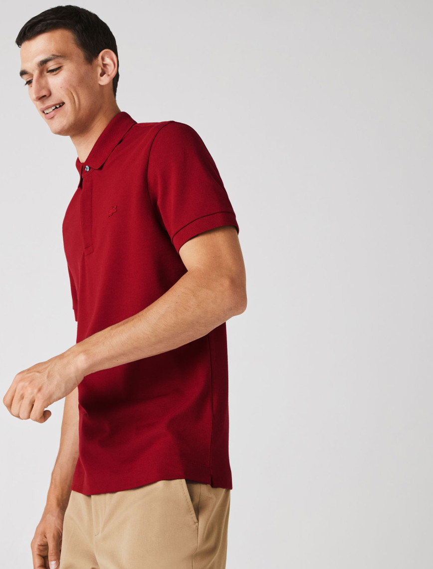 Lacoste Erkek Regular Fit Bordo Paris Polo Lacoste Erkek Regular Fit Bordo Paris Polo