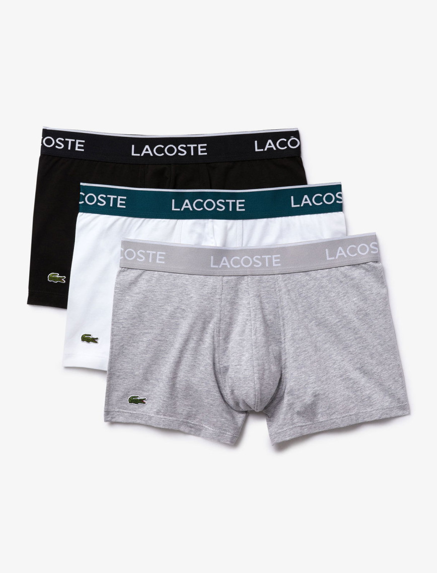 Lacoste Erkek 3'lü Renkli Boxer Lacoste Erkek 3'lü Renkli Boxer