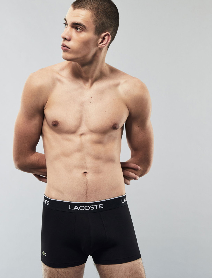 Lacoste Erkek 3'lü Renkli Boxer Lacoste Erkek 3'lü Renkli Boxer