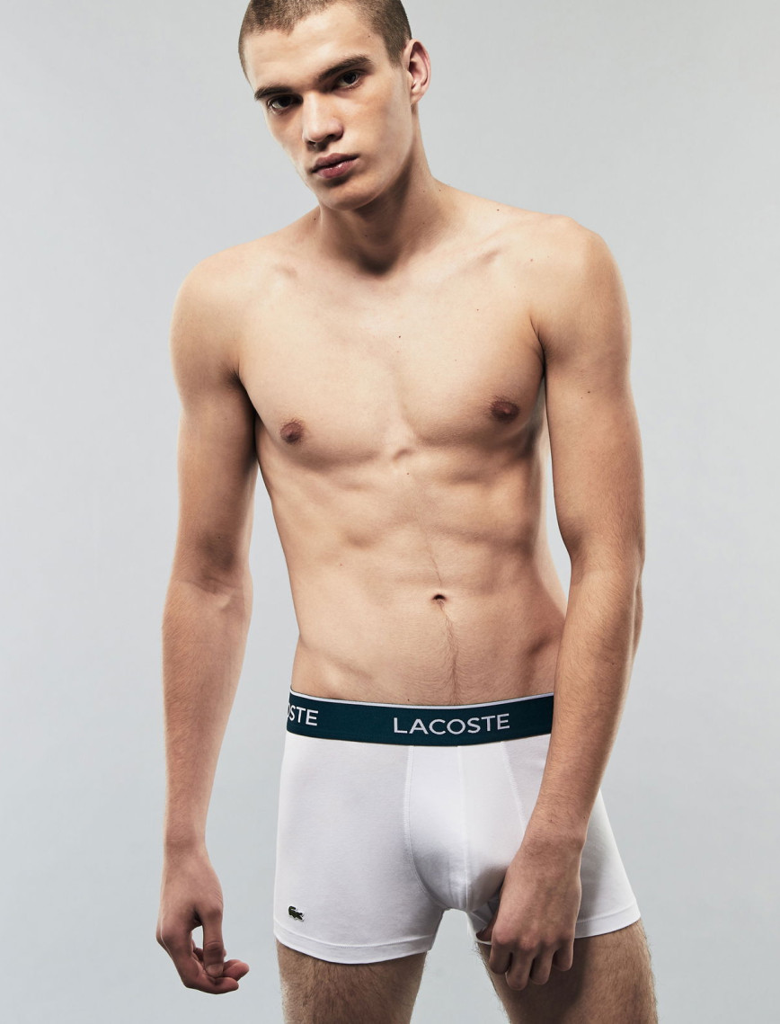 Lacoste Erkek 3'lü Renkli Boxer Lacoste Erkek 3'lü Renkli Boxer