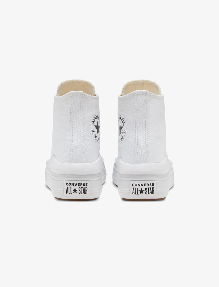 Converse Chuck Taylor All Star Move Unisex Beyaz Platform Sneaker Converse Chuck Taylor All Star Move Unisex Beyaz Platform Sneaker