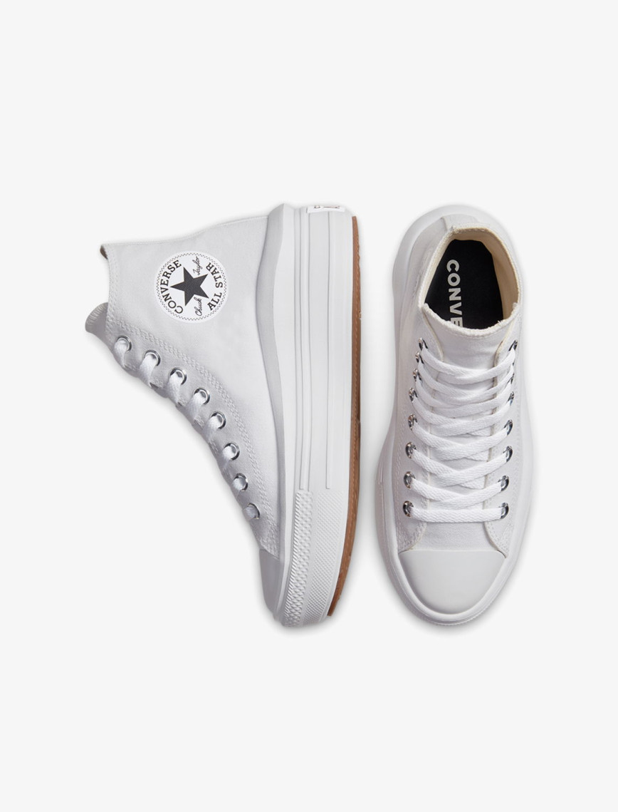 Converse Chuck Taylor All Star Move Unisex Beyaz Platform Sneaker Converse Chuck Taylor All Star Move Unisex Beyaz Platform Sneaker