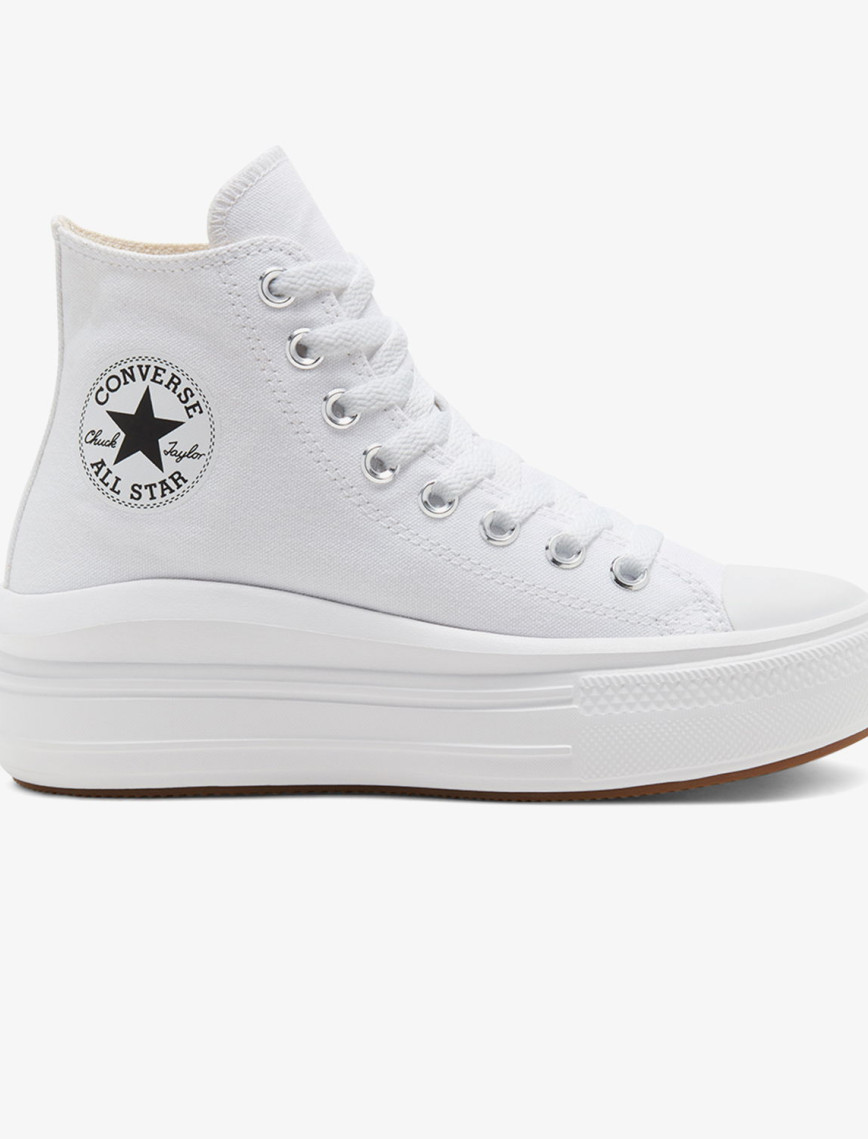 Converse Chuck Taylor All Star Move Unisex Beyaz Platform Sneaker Converse Chuck Taylor All Star Move Unisex Beyaz Platform Sneaker