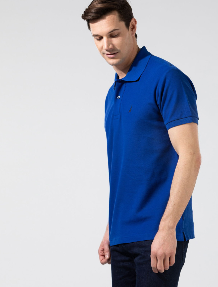 Nautica Erkek Classic Fit Mavi Kısa Kollu Polo Nautica Erkek Classic Fit Mavi Kısa Kollu Polo