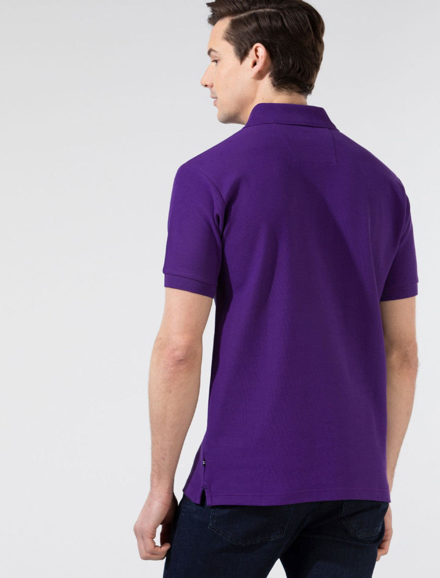 Nautica Erkek Mor Classic Fit Kısa Kollu Polo Nautica Erkek Mor Classic Fit Kısa Kollu Polo