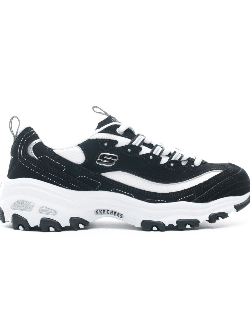 Skechers D'Lites-Biggest Fan Kadın Siyah-Beyaz Spor Ayakkabı Skechers D'Lites-Biggest Fan Kadın Siyah-Beyaz Spor Ayakkabı