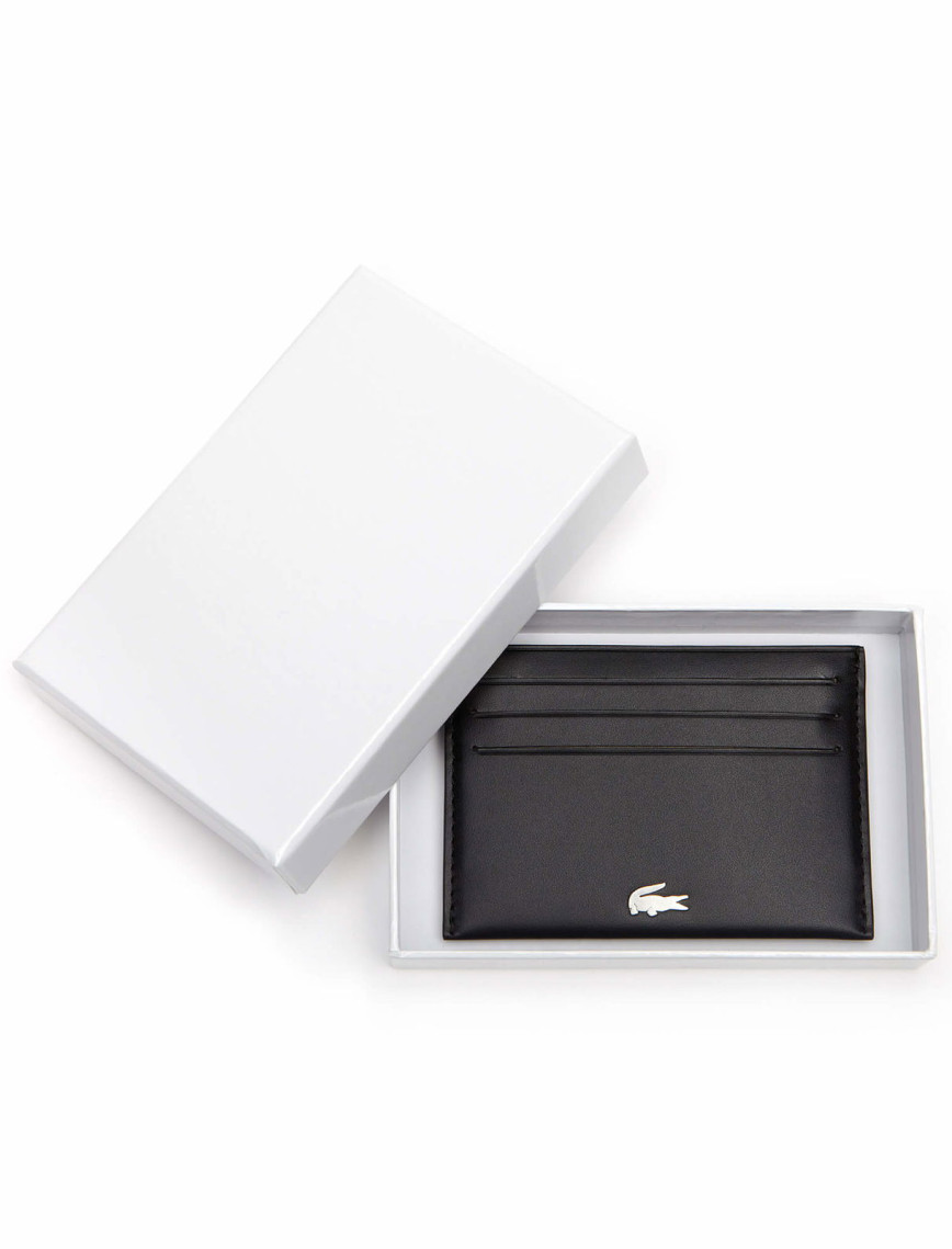 Lacoste FG Erkek Deri Siyah Kartlık Lacoste FG Erkek Deri Siyah Kartlık