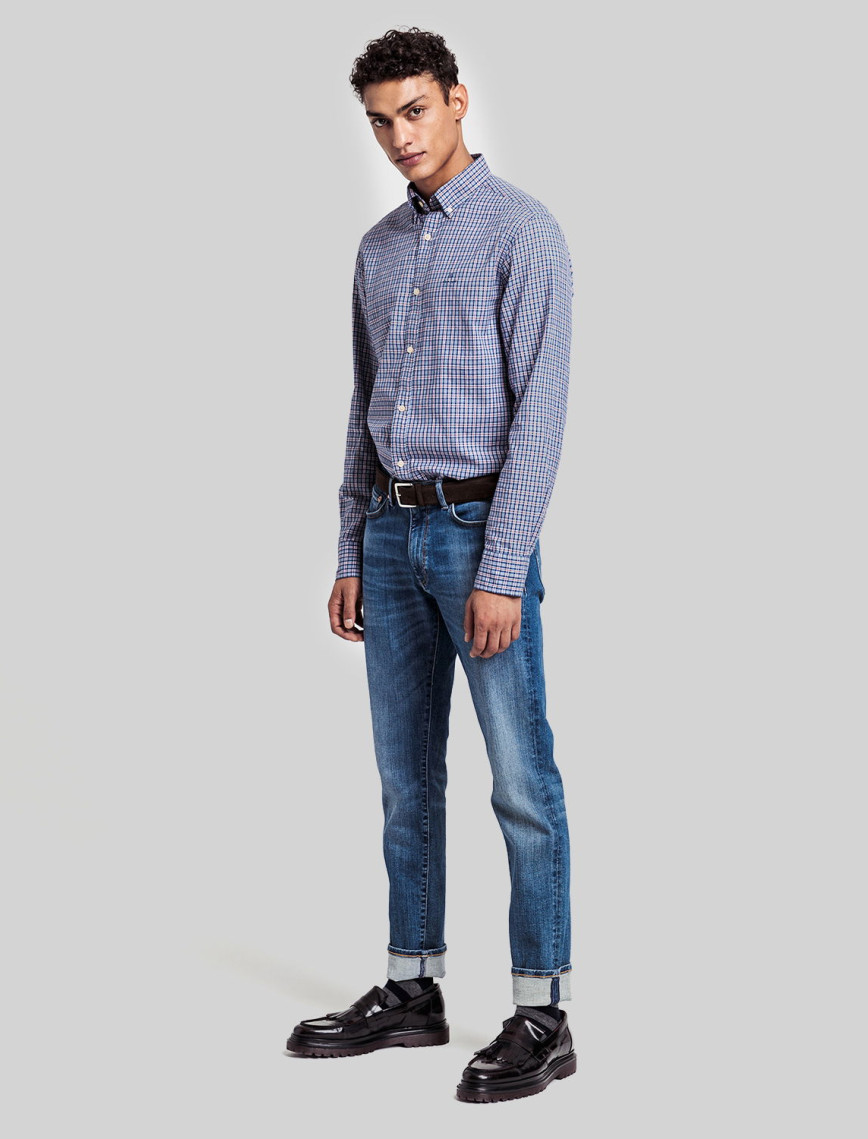 GANT Erkek Mavi Extra Slim Fit Jean Pantolon GANT Erkek Mavi Extra Slim Fit Jean Pantolon