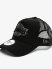 New Era Bob Team Logo 9Forty AF Trckr Loslak Unisex Siyah Şapka New Era Bob Team Logo 9Forty AF Trckr Loslak Unisex Siyah Şapka