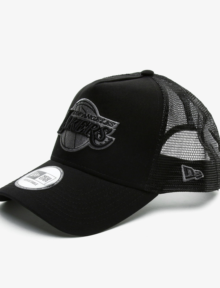 New Era Bob Team Logo 9Forty AF Trckr Loslak Unisex Siyah Şapka New Era Bob Team Logo 9Forty AF Trckr Loslak Unisex Siyah Şapka