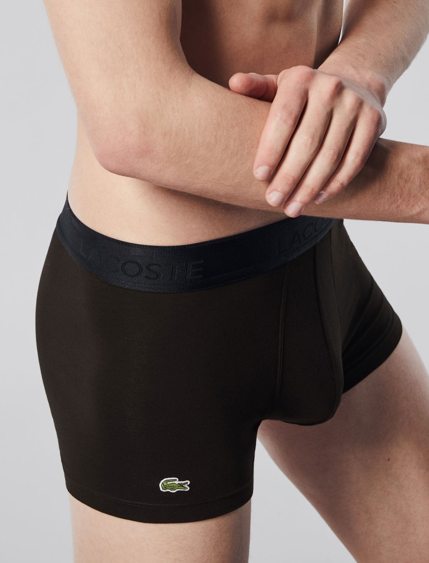 Lacoste Core Erkek Siyah Boxer Lacoste Core Erkek Siyah Boxer