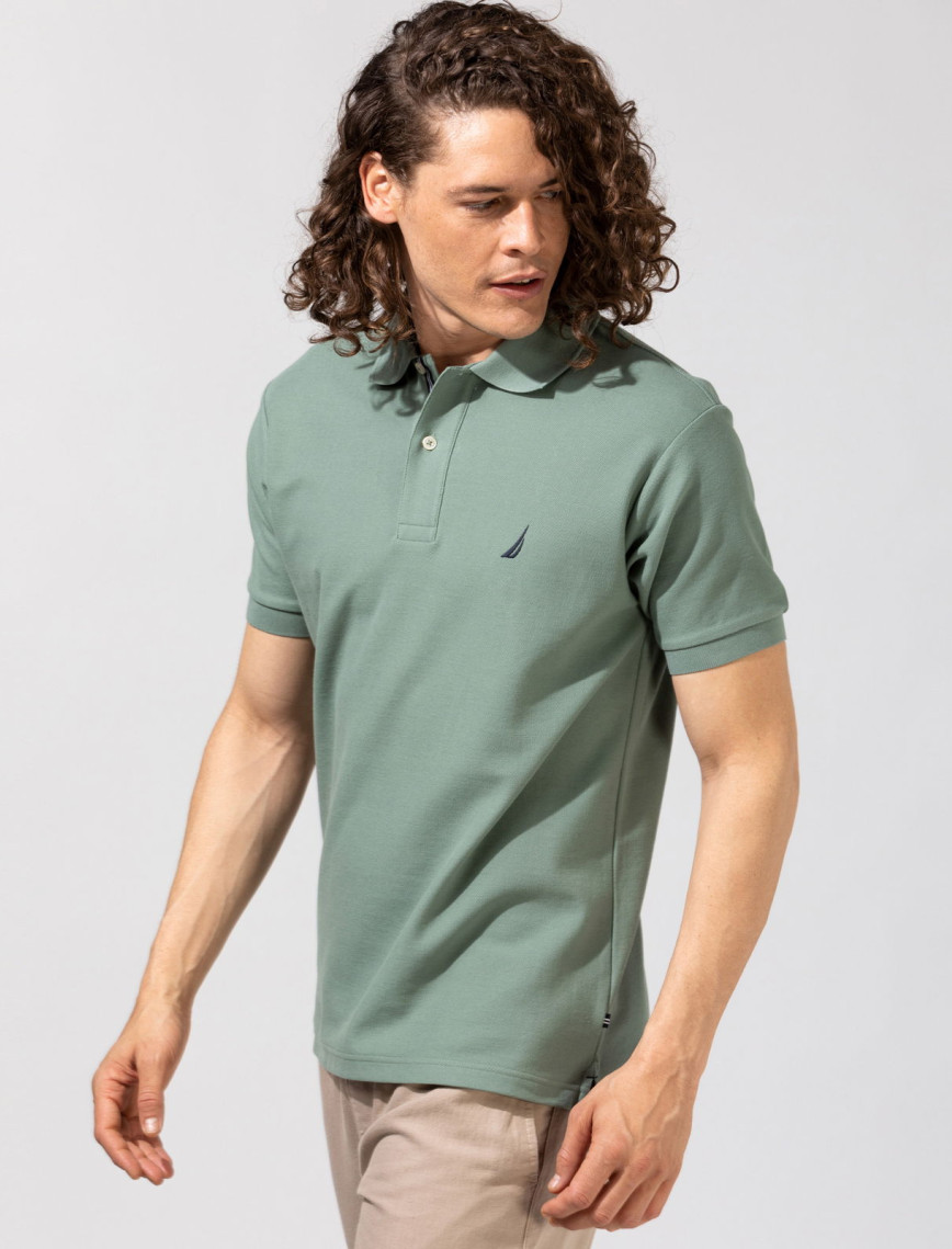 Nautica Erkek Yeşil Classic Fit Kısa Kollu Polo Nautica Erkek Yeşil Classic Fit Kısa Kollu Polo