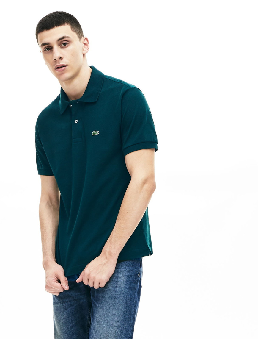 Lacoste L.12.12 Erkek Classic Fit Koyu Yeşil Polo Lacoste L.12.12 Erkek Classic Fit Koyu Yeşil Polo