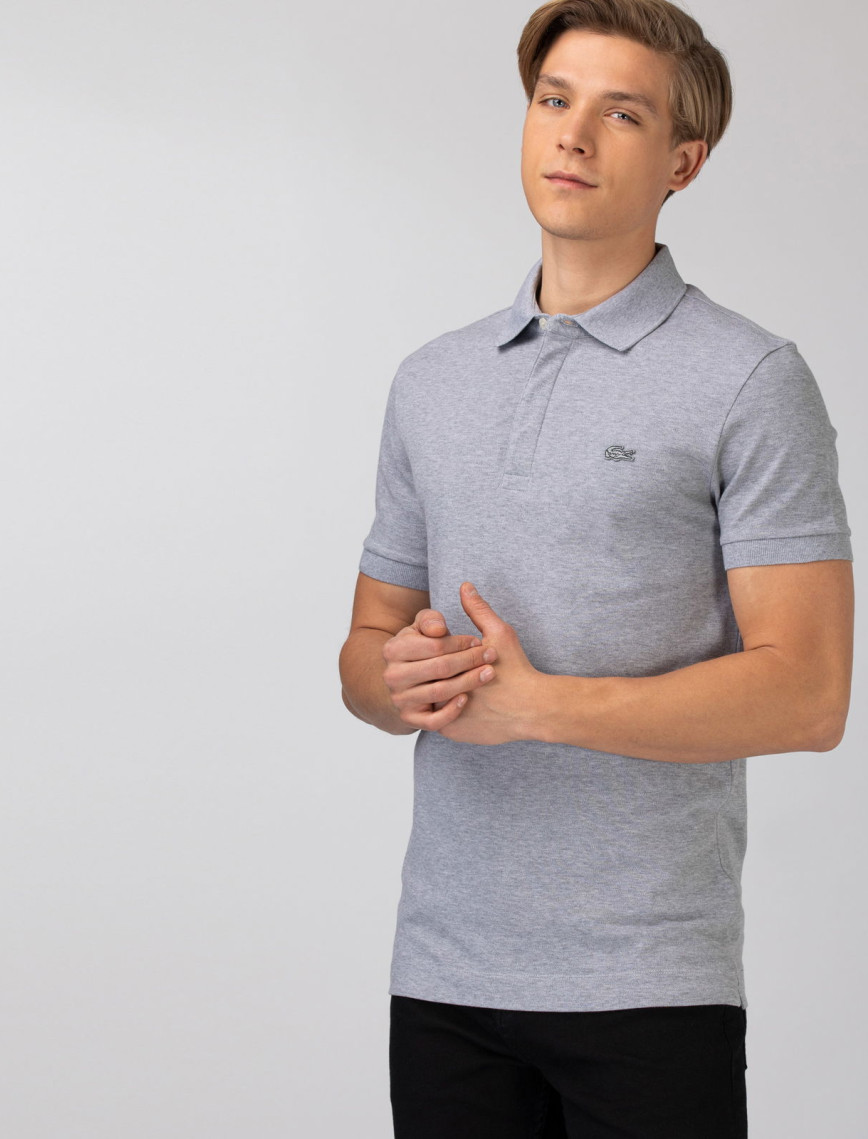 Lacoste Erkek Regular Fit Gri Paris Polo Lacoste Erkek Regular Fit Gri Paris Polo