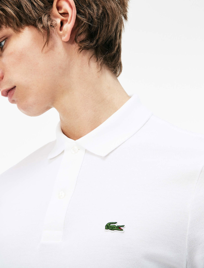 Lacoste L.12.12 Erkek Slim Fit Beyaz Polo Lacoste L.12.12 Erkek Slim Fit Beyaz Polo