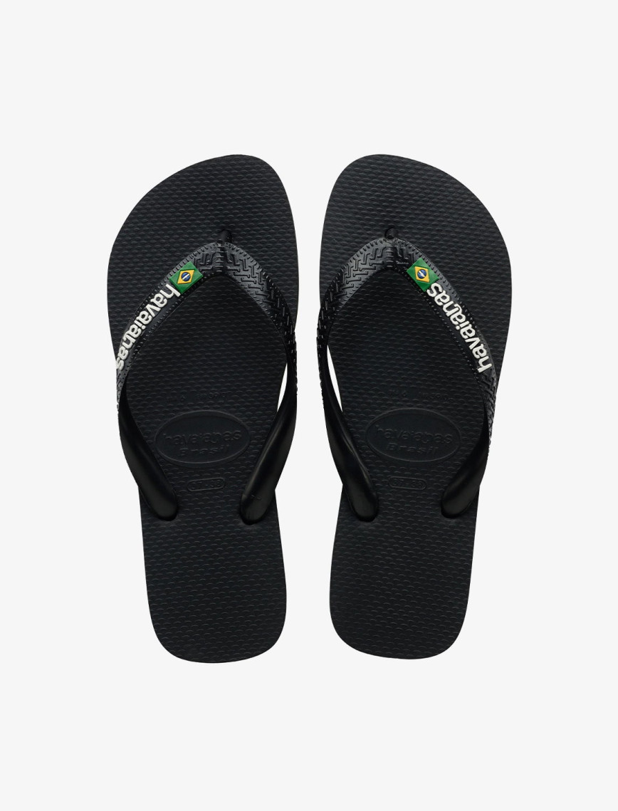 Havaianas Brasil Logo Erkek Siyah Terlik Havaianas Brasil Logo Erkek Siyah Terlik