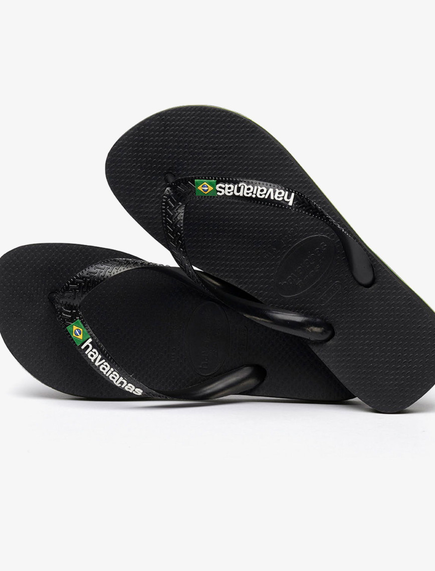 Havaianas Brasil Logo Erkek Siyah Terlik Havaianas Brasil Logo Erkek Siyah Terlik