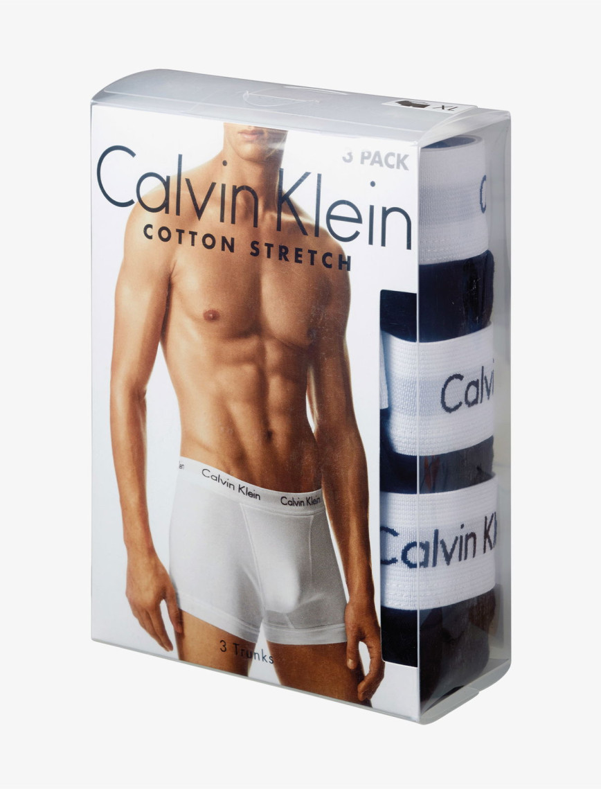 Calvin Klein 3'lü Low Rise Trunks Erkek Siyah Boxer Calvin Klein 3'lü Low Rise Trunks Erkek Siyah Boxer