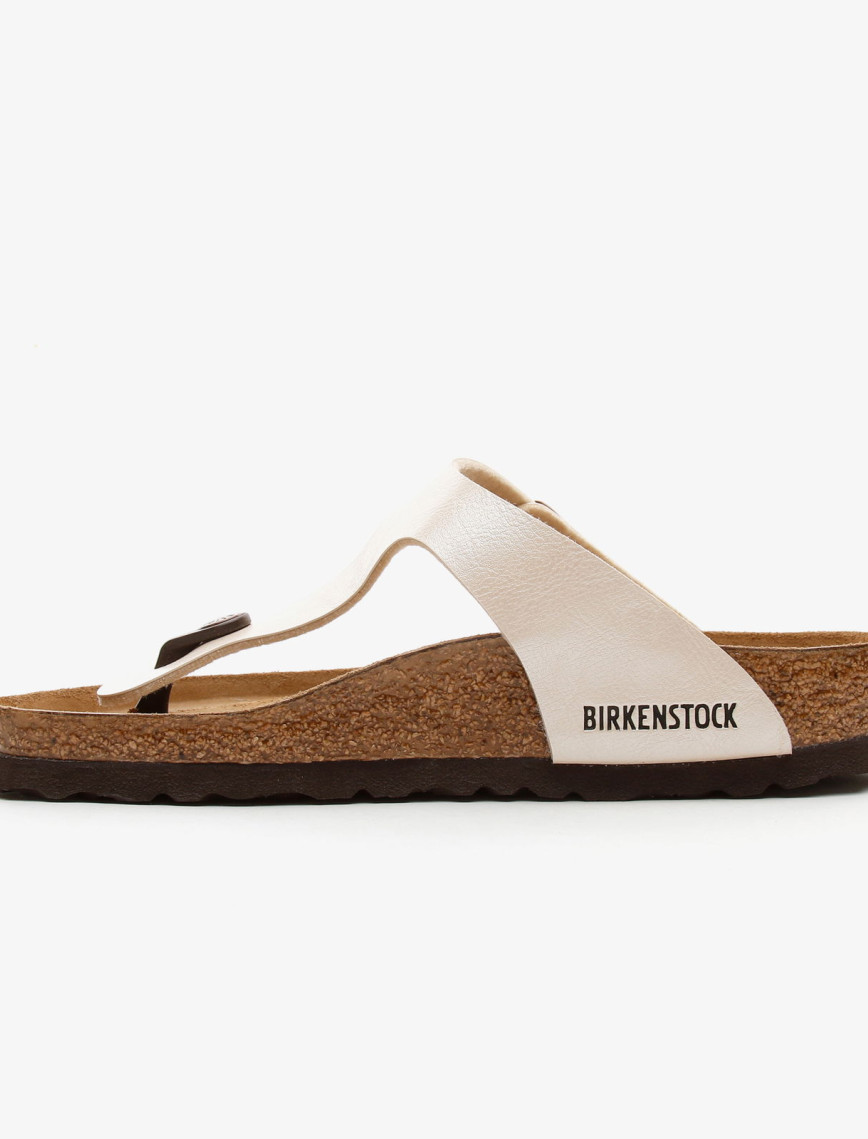 Birkenstock Gizeh Birko-Flor Graceful Kadın Beyaz Sandalet Birkenstock Gizeh Birko-Flor Graceful Kadın Beyaz Sandalet