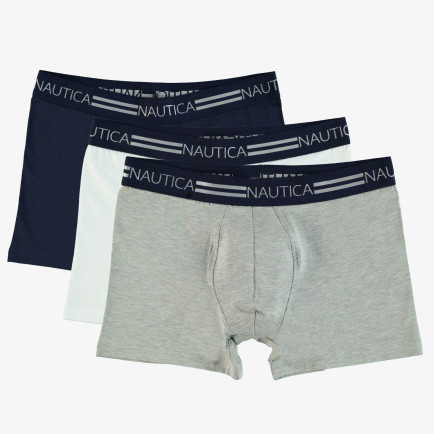 Nautica Erkek Renkli 3Lü Boxer Nautica Erkek Renkli 3Lü Boxer