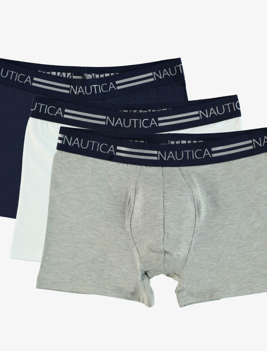 Nautica 3'lü Erkek Renkli Boxer Nautica 3'lü Erkek Renkli Boxer