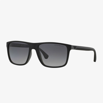 EMPORIO ARMANI Erkek Siyah-Gri Rubber Güneş Gözlüğü EMPORIO ARMANI Erkek Siyah-Gri Rubber Güneş Gözlüğü