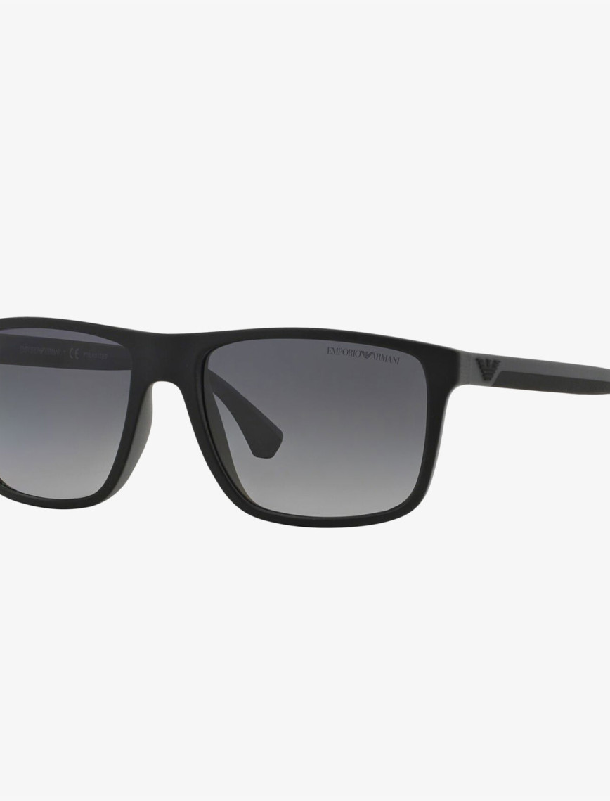 EMPORIO ARMANI Erkek Siyah-Gri Rubber Güneş Gözlüğü EMPORIO ARMANI Erkek Siyah-Gri Rubber Güneş Gözlüğü