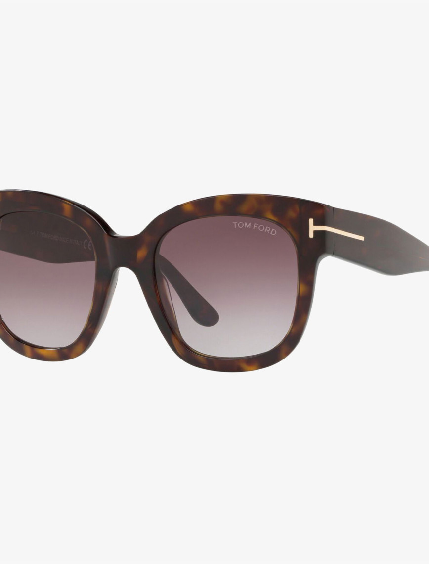 TOM FORD 0TR000995 Kadın Shiny Classic Dark Havana Güneş Gözlüğü TOM FORD 0TR000995 Kadın Shiny Classic Dark Havana Güneş Gözlüğü