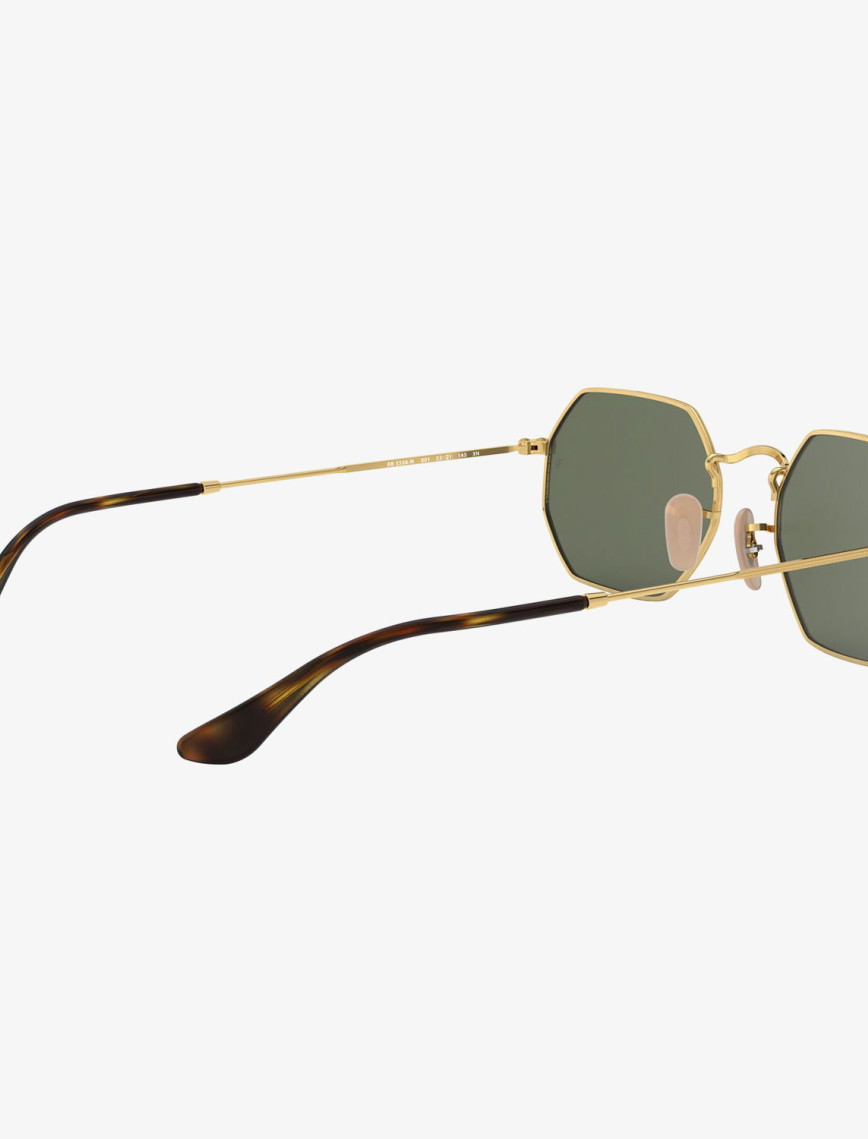RAY-BAN 0RB3556N Octagonal Unisex Gold Güneş Gözlüğü RAY-BAN 0RB3556N Octagonal Unisex Gold Güneş Gözlüğü