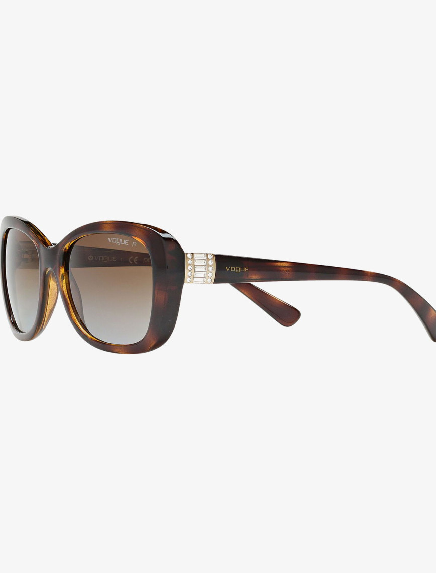 VOGUE 0VO2943SB Kadın Dark Havana Güneş Gözlüğü VOGUE 0VO2943SB Kadın Dark Havana Güneş Gözlüğü