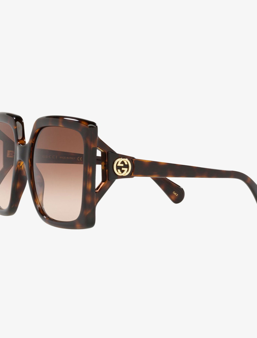 GUCCI 0GC001504 Kadın Tortoise Güneş Gözlüğü GUCCI 0GC001504 Kadın Tortoise Güneş Gözlüğü