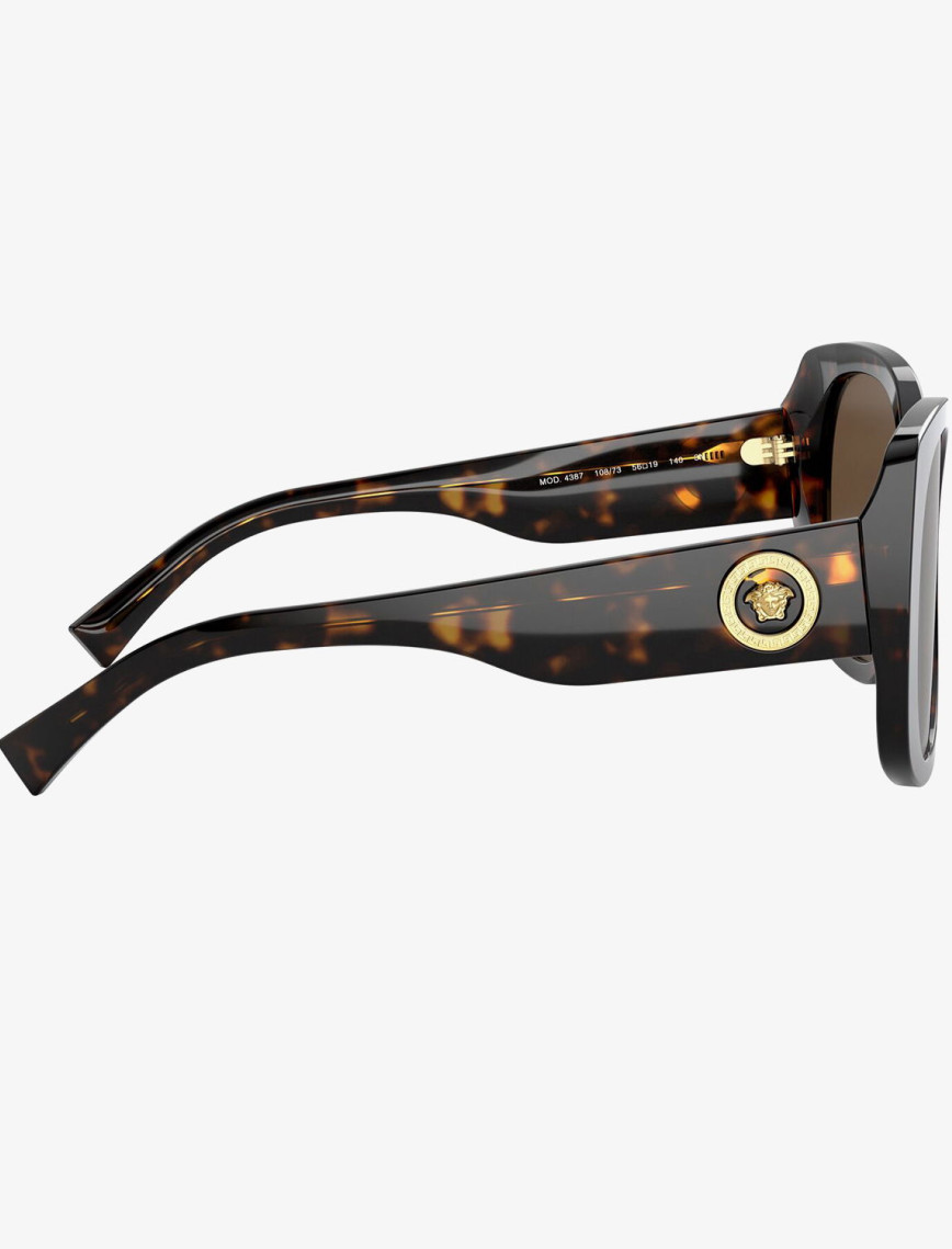 VERSACE 0VE4387 Kadın Dark Havana Güneş Gözlüğü VERSACE 0VE4387 Kadın Dark Havana Güneş Gözlüğü