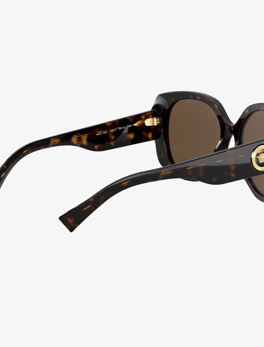 VERSACE 0VE4387 Kadın Dark Havana Güneş Gözlüğü VERSACE 0VE4387 Kadın Dark Havana Güneş Gözlüğü