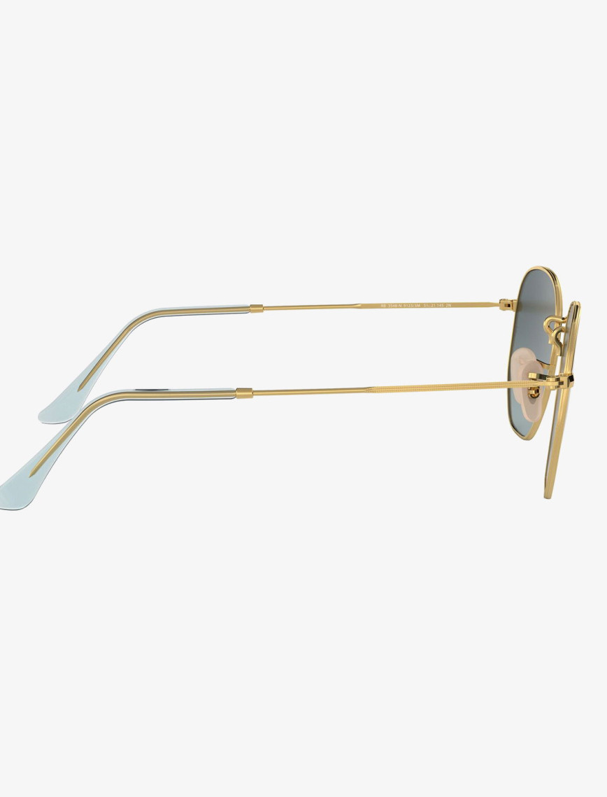 RAY-BAN 0RB3548N Hexagonal Unisex Gold Güneş Gözlüğü RAY-BAN 0RB3548N Hexagonal Unisex Gold Güneş Gözlüğü