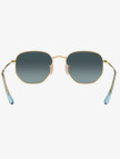 RAY-BAN 0RB3548N Hexagonal Unisex Gold Güneş Gözlüğü RAY-BAN 0RB3548N Hexagonal Unisex Gold Güneş Gözlüğü