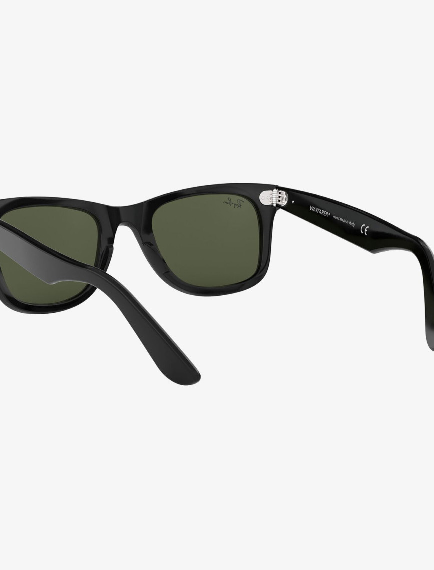 RAY-BAN 0RB2140 Wayfarer Yeşil Camlı Unisex Siyah Güneş Gözlüğü RAY-BAN 0RB2140 Wayfarer Yeşil Camlı Unisex Siyah Güneş Gözlüğü