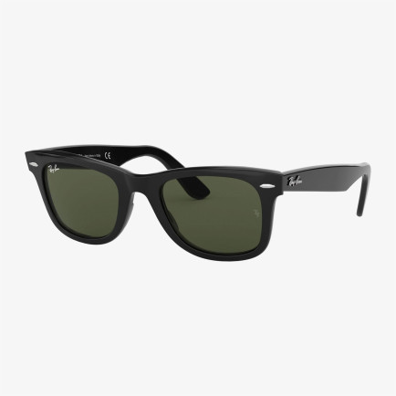 RAY-BAN 0RB2140 Wayfarer Yeşil Camlı Unisex Siyah Güneş Gözlüğü RAY-BAN 0RB2140 Wayfarer Yeşil Camlı Unisex Siyah Güneş Gözlüğü