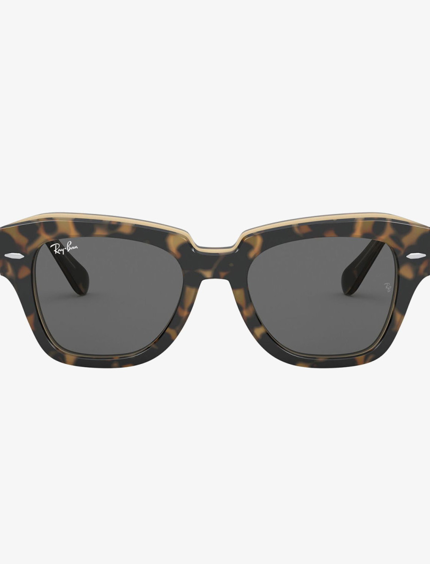 RAY-BAN 0RB2186 State Street Unisex Kahverengi Güneş Gözlüğü RAY-BAN 0RB2186 State Street Unisex Kahverengi Güneş Gözlüğü