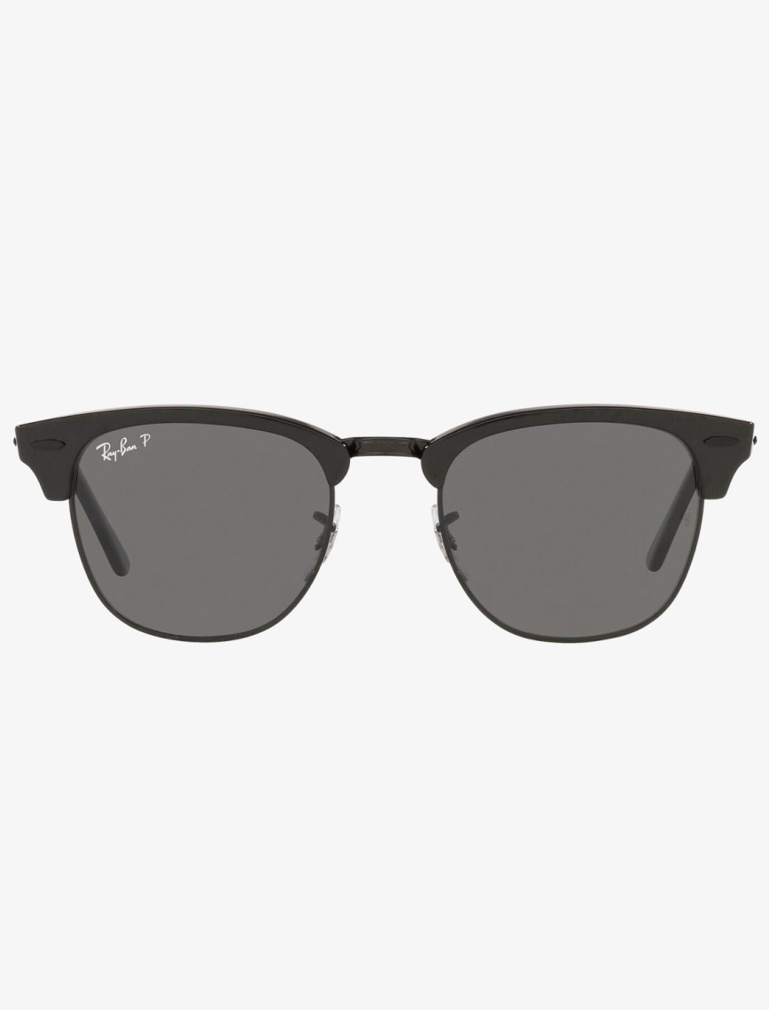 RAY-BAN 0RB3016 Clubmaster Unisex Top Wrinkled On Siyah Güneş Gözlüğü RAY-BAN 0RB3016 Clubmaster Unisex Top Wrinkled On Siyah Güneş Gözlüğü