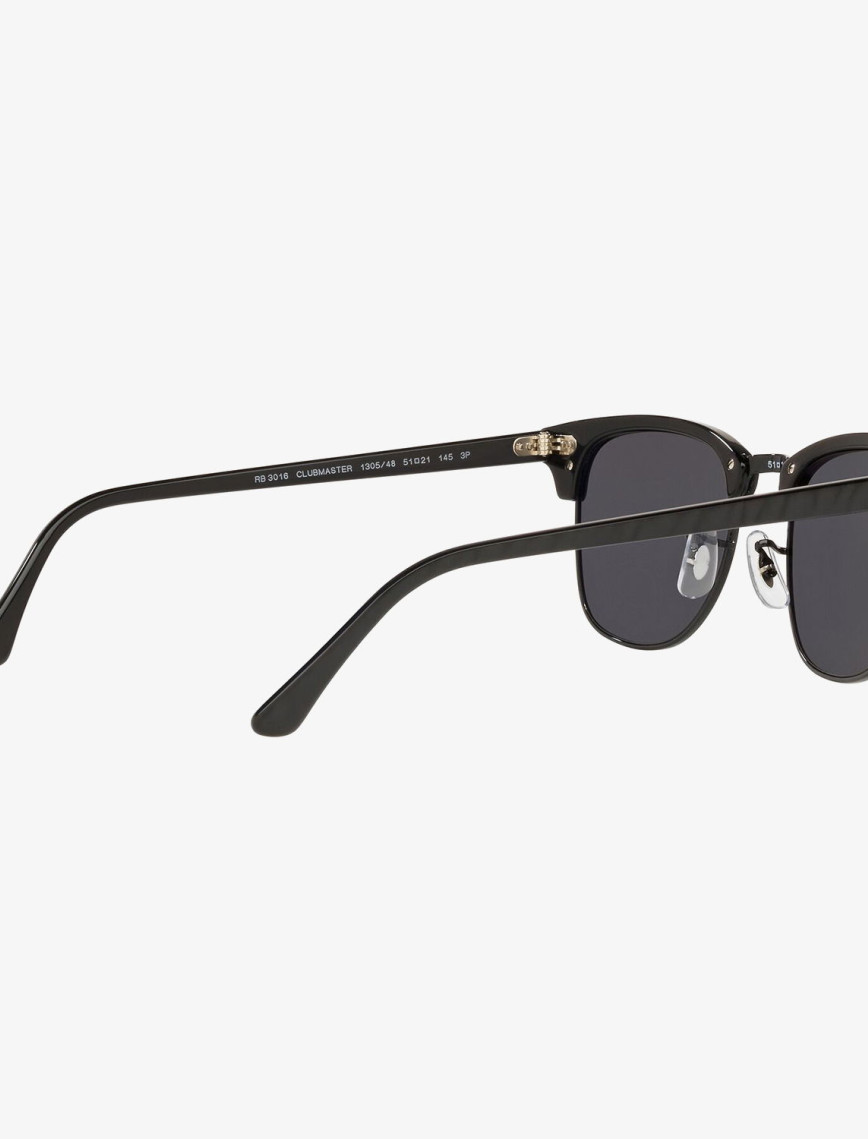 RAY-BAN 0RB3016 Clubmaster Unisex Top Wrinkled On Siyah Güneş Gözlüğü RAY-BAN 0RB3016 Clubmaster Unisex Top Wrinkled On Siyah Güneş Gözlüğü