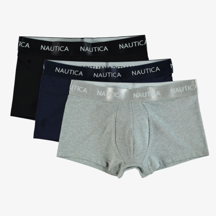 Nautica Erkek Renkli 3Lü Boxer Nautica Erkek Renkli 3Lü Boxer
