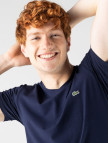 Lacoste V Yaka Lacivert T-Shirt Lacoste V Yaka Lacivert T-Shirt
