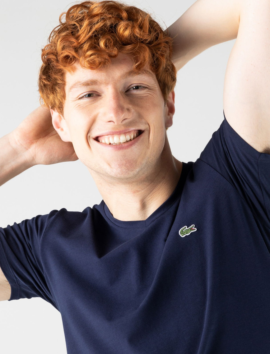 Lacoste V Yaka Lacivert T-Shirt Lacoste V Yaka Lacivert T-Shirt
