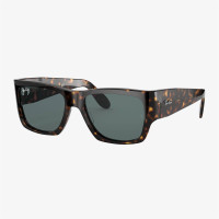 RAY-BAN 0RB2187 Wayfarer Nomad Unisex Shiny Havana Güneş Gözlüğü