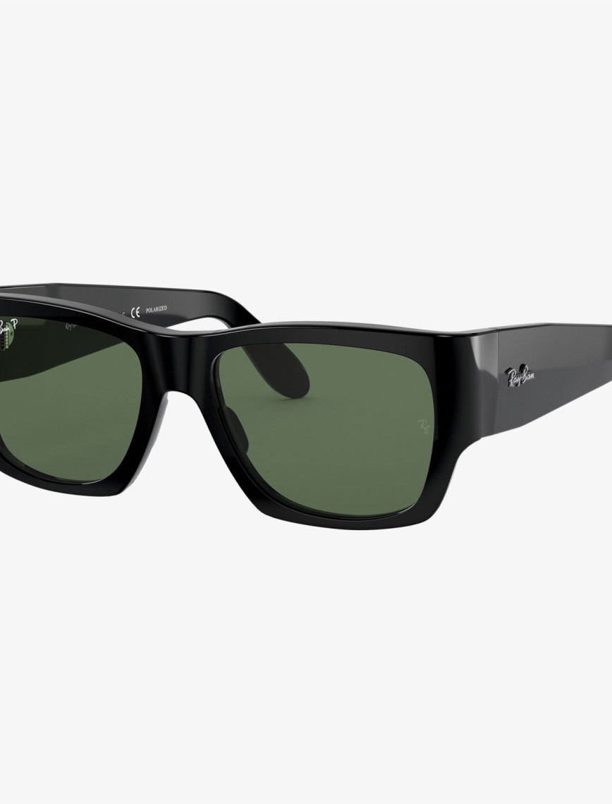RAY-BAN 0RB2187 Wayfarer Nomad Unisex Shiny Siyah Güneş Gözlüğü